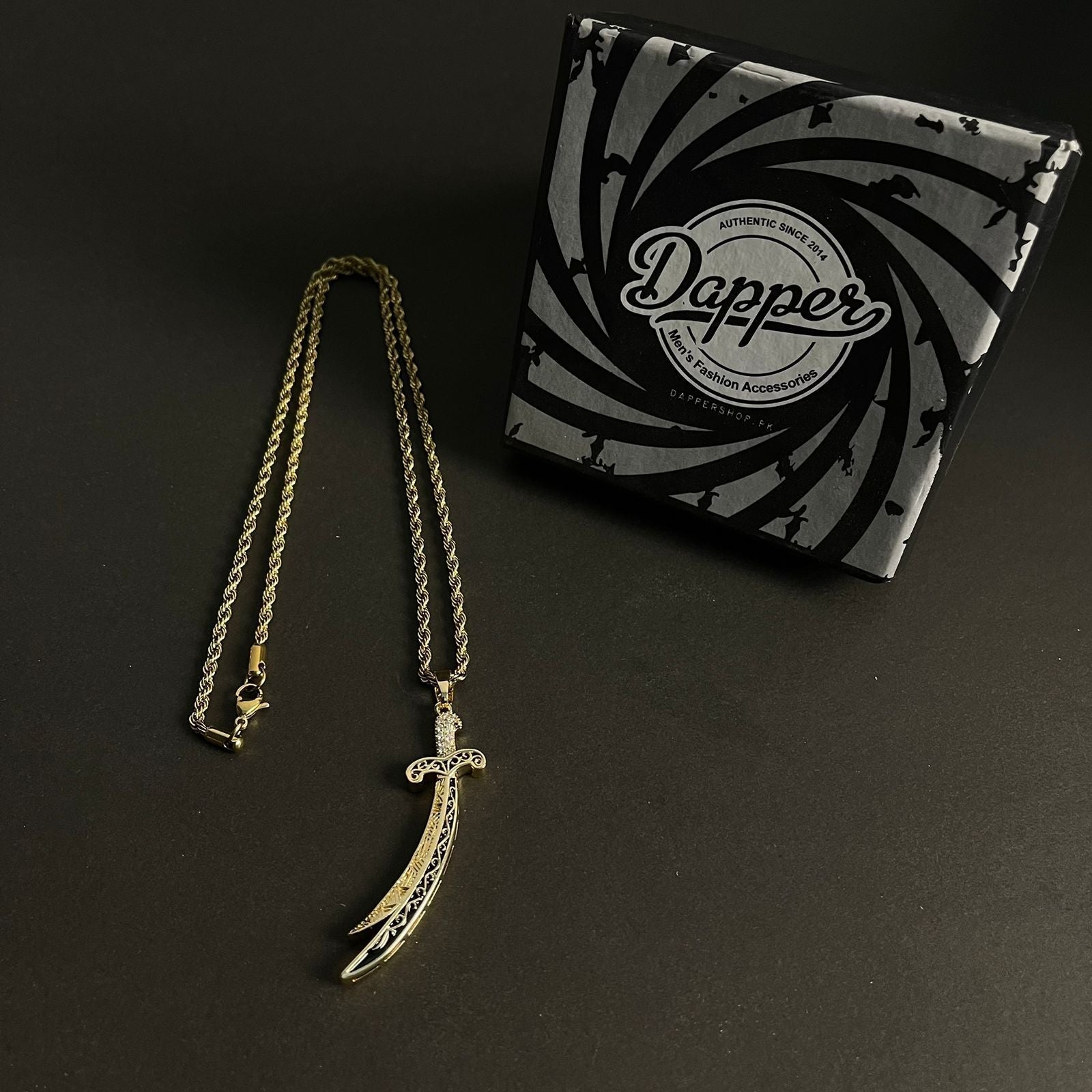 Premium Zulfiqar Sword Hazrat Ali Maula Sword Necklace